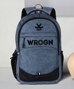 WROGN Large 35 L Laptop Backpack COMFY KHADI BACKPACK FOR MEN AND WOMEN (NAVY) (Blue)