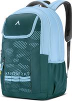 ARISTOCRAT Large 42 L Backpack NRG Casual Backpack with 3 Specious Compartments and Quick-Access Front Pocket (Green)