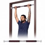 BOLDFIT Pull Up Bar for Home Work Out | Door Frame Pull up Bar | Max Load – 100 Kg Pull-up Bar (Multicolor)