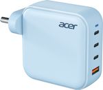Acer 100 W GaN 5 A Wall Charger for Mobile with Detachable Cable (Blue)