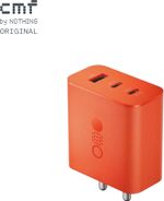 CMF by Nothing 65 W GaN 3 A Multi-pin Wall Charger for Mobile (Orange)