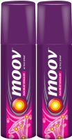 MOOV Fast Pain Relief,Body, Joints, Ortho like Medicine, Ointment, Balm for Men Women Spray (2 x 50 g)