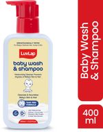 LuvLap Baby Wash & Shampoo -400ml with Chamomile, Oatmeal & Shea …more