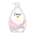 DOVE Refreshing Sakura Blossom Body Wash with Pink Salt for Replenished Skin (1000 ml)