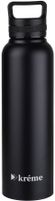 Kreme LIFT BLK 1L PK1 1000 ml Steel Bottle (Pack of 1, Black)