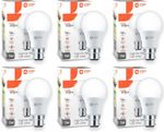Orient Electric 9 W Basic Round B22 LED Bulb (White, Pack of 6)
