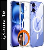 Flipkart SmartBuy Back Cover for Apple Iphone 16 (Transparent, Thermoplastic Polyurethane, Pack of: 1)