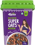 ALPINO High Protein Super Rolled Oats Chocolate 2.5kg Jar (2500 g)