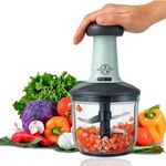 Armony Hand Push 650ML with 3 Stainless Steel Blades Vegetable & Fruit Chopper (1 Vegetable Chopper)