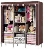 MEZIRE Collapsible Wardrobe 88130 PP Collapsible Wardrobe (Finish Color – Matte, DIY(Do-It-Yourself))