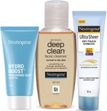 NEUTROGENA Face Care Winter Essential Kit (Cleanser, Moisturizer & Sunscreen) (3 Items in the set)