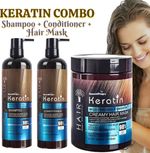smartdrops Hair Nourishment Combo Keratin Shampoo and Mask for Routine (3 Items in the set)