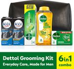 Dettol Ultimate Multipurpose Grooming & Shower Kit Men (6 Items in the set)