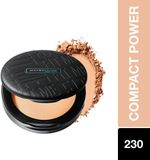 MAYBELLINE NEW YORK Fit Me Matte + Poreless Powder|16H Oil Control with SPF 32 +++ Compact (230, Natural buff, 6 g)