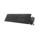 ZEBRONICS Zeb-Companion 500 Keyboard and Mouse Combo Wireless Standard Desktop Keyboard Compatible with Desktop, Laptop, Mac Easy to Use,Plug and Play,Quick, Comfy Durable body (Black)