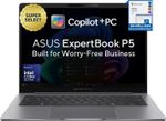 ASUS ExpertBook P5 Full Metal Copilot+ PC with 1 Yr ADP Intel Core Ultra 7 356H – (32 GB/1 TB SSD/Windows 11 Home) P5405CAA-NZ0099WS Laptop (14 inch, Misty Grey, 1.40 Kg, With MS Office)