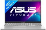 ASUS VivoBook 15 Intel Core i3 10th Gen 1005G1 – (8 GB/512 GB SSD/Windows 11 Home) X515JA-BQ322WS Thin and Light Laptop (15.6 Inch, Transparent Silver, 1.80 kg, With MS Office)