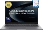 ASUS ExpertBook P5 with Full Metal OLED AI PC 1 Yr ADP Intel Core Ultra 5 225H – (16 GB/512 GB SSD/Windows 11 Home) P5606CCA-SH0061WS Thin and Light Laptop (16 inch, Misty Grey, 1.62 Kg, With MS Office)