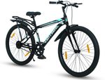 EAST COAST Premium City Bike/cycle 26t with Inbuilt Carrier 26 T (inch) Road Cycle (Single Speed, Black, Rigid)