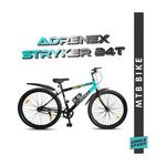 Adrenex Stryker 24T | 85% Pre-Assembled 24 T (inch) Mountain Cycle (Single Speed, Blue, Rigid)