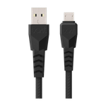 boAt Micro USB Cable 3 A 1.5 m Micro USB 50 (Compatible with Mobile, Tablet, BT speakers, Powerbank, game consoles, Black, Pack of: 2, USB Type A To Micro USB)