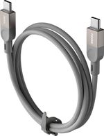 Noise USB Type C Cable 5 A 1 m CB104 (Compatible with Laptop Charging, Smartphone Charging, Tablet Charging, Data Sync, Storm Grey, One Cable, USB Type C To USB Type C, 100 W)
