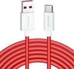 Bestor USB Type C Cable 3 A 1 m 20W Fast Charging, USB-A to USB-C (Compatible with Mobile, Laptop, Tablet, Computer, TV, Gaming Console, Red&White, One Cable, NA, 20 W)