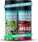 BOMBAY SHAVING COMPANY Red Spice & Black Vibe 150ml x 2 Combo Deo…more
