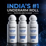 Aqueria Multi Active Underarm Roll On | 5.5% AHA BHA, Niacinamide – Aqua Fragrance Deodorant Roll-on  –  For Men & Women (150 ml, Pack of 3)