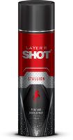 LAYER’R Shot – Stallion Deodorant Spray  –  For Men (120 ml)