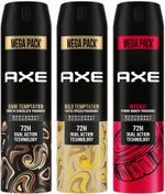 AXE Gold Temptation, Dark Temptation and Intense Deodorant Spray …more
