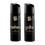 SET WET Yodha,Tashan Luxury & Long Lasting Body Spray I Manly & Luxury Fragrance for Men Deodorant Spray  –  For Men (300 ml, Pack of 2)