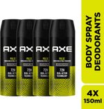 AXE pulse Body Spray  –  For Men (150 ml, Pack of 4)