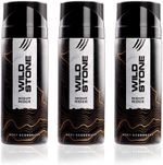 Wild Stone Night-rider Deodorant Spray  –  For Men (450 ml, Pack of 3)