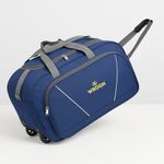 WROGN 55 L Strolley Duffel Bag – Premium 55L Unisex Luggage Bag For Tours & Travels – Blue – Regular Capacity