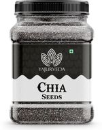 Yajurveda Raw Chia Seeds For Eating Unroasted chia Seeds Immunity Booster, Weight loss Chia Seeds (1 kg)