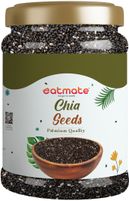 Eatmate Premium Raw Chia Seeds| Healthy Snacks | Rich in Protein Chia Seeds (500 g)