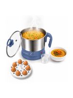 Longway Handy Multi Cooker Electric Kettle (1.5 L, Silver, Grey)