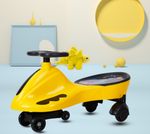Miss & Chief Voyager-Dino Swing Car Rideon for kids, Magic car for Boys & Girls Rideons & Wagons Non Battery Operated Ride On (Yellow)