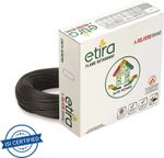 Polycab Etira 0.75 sq/mm Black 90 m Wire (Black)
