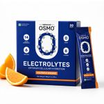 Wellversed OSMO Electrolyte Powder | Rapid Hydration & Cramp Relief | Zero Sugar Electrolyte Hydration Drink (30 Sachets, Valencia Orange Flavored)