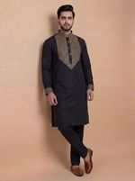 Tibra Collection Men Cotton Blend Kurta Pyjama Set