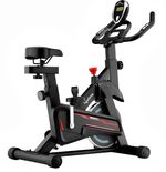 Lifelong Fit Pro Spin Fitness Bike with 7Kg Flywheel, Adjustable Resistance Spinner Exercise Bike (Black)
