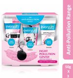 Everyuth Naturals Naturals Anti Pollution face wash, scrub & face pack 50gm combo Pack (150 g)