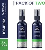 HOMBRIA Facewash for Men, Fights Acne & Pimple, Oil Control, Brightening, All Skin Types Face Wash (300 ml)