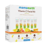 MamaEarth Facial Kit with Vitamin C & Turmeric for Skin Illumination 60 g (60 g)