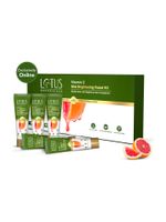 Lotus Botanicals Vitamin C Skin Brightening 5 Step Facial Kit|Boosts Glow & Brightens 48 g (48 g)