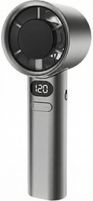 FITRIC Mini Handheld Cooling Fan USB Rechargeable Silent Turbo Air Cooler BLDC Motor 60 mm Table Fan (Black | Pack of 1)