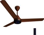 Colorbot Stella BLDC Remote Controlled|Highspeed|LED| Reverse Mode| AeroQuiet+ Technolog with 4 Year Warranty BLDC Motor with Remote, With LED Indicators 1200 mm Ceiling Fan (5 Star | Cocoa Brown | Pack of 1)
