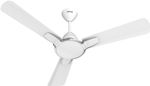 Voltas Rimflo with 2 Year Warranty Remote Controlled 1200 mm Ceiling Fan (5 Star | White | Pack of 1)